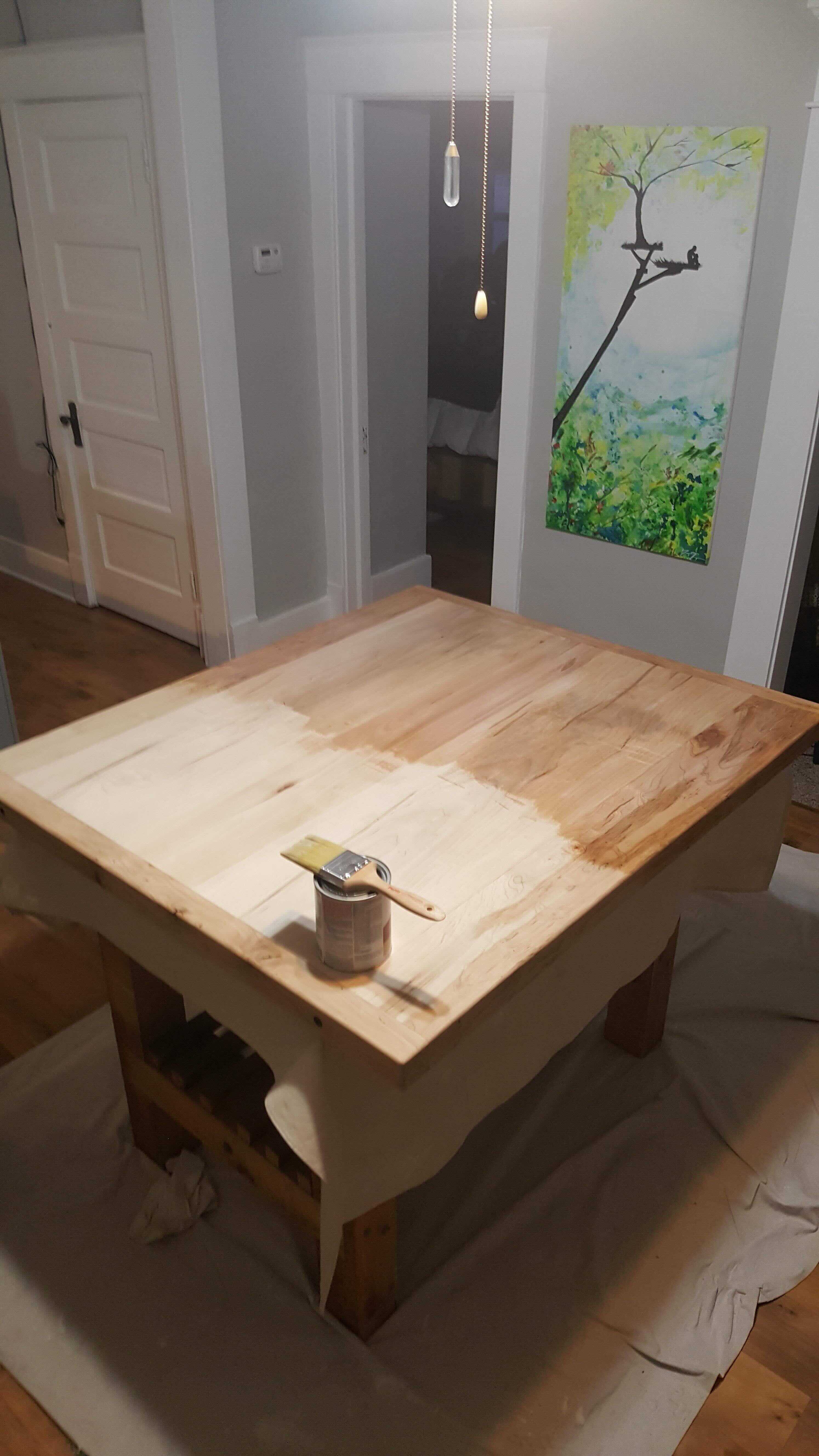 Levi - Professional Handyman who made a table